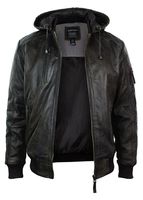 Mens Leather Jacket With Hood - 83739 news Mens Leather Jacket With Hood - 7111 news